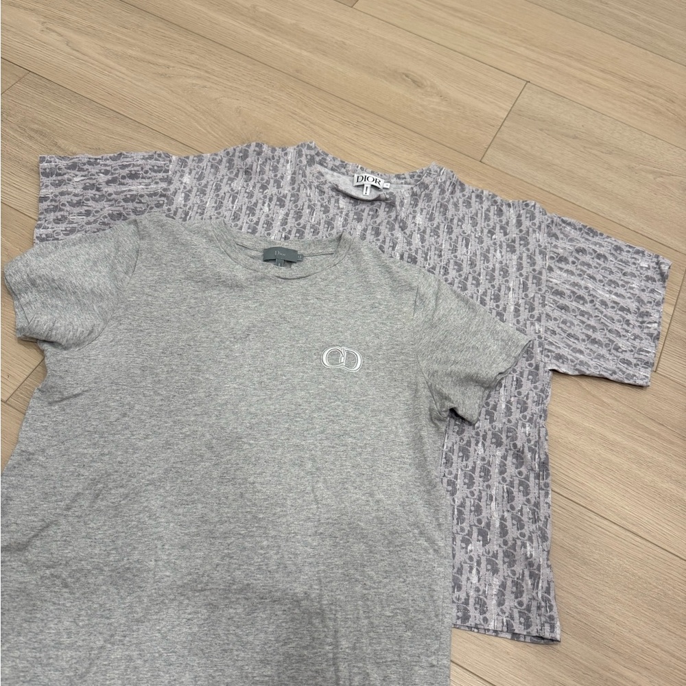 Dior Gray Kids T-Shirt 2 shirts